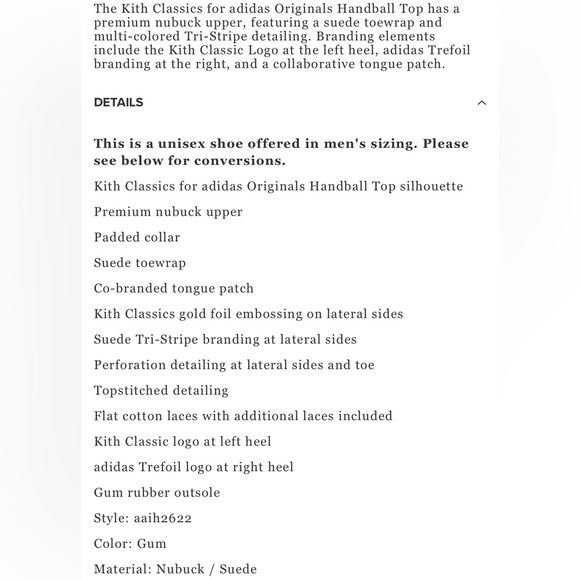 Kith x Adidas Handball Top-Summer 2024 Collab - Picture 8 of 8